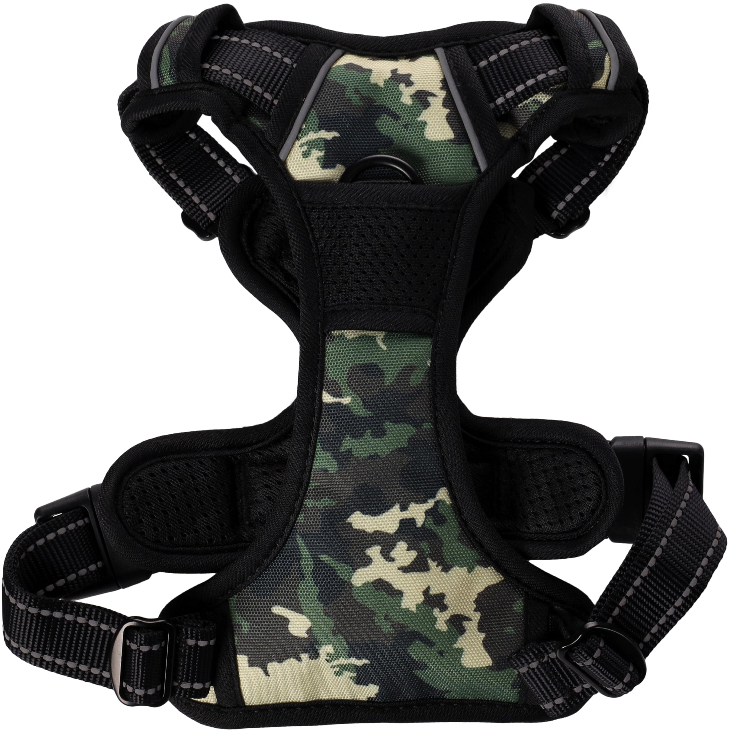 Flamingo Dog Harness Balou Jungle camouflage S 31-55cm 40-55cm 20mm