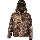 HOT SHOT Men’s Insulated Camo Hunting Parka, Waterproof Jacket, Versatile Camouflage Hunting Clothes for Men