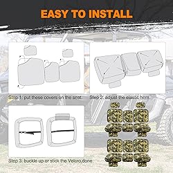 BORDAN UTV Waterproof Seat Cover for Can-Am