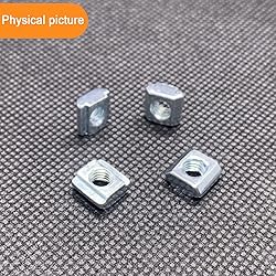 100pcs 2020 Series Sliding T-Nuts Metric M5 Thread