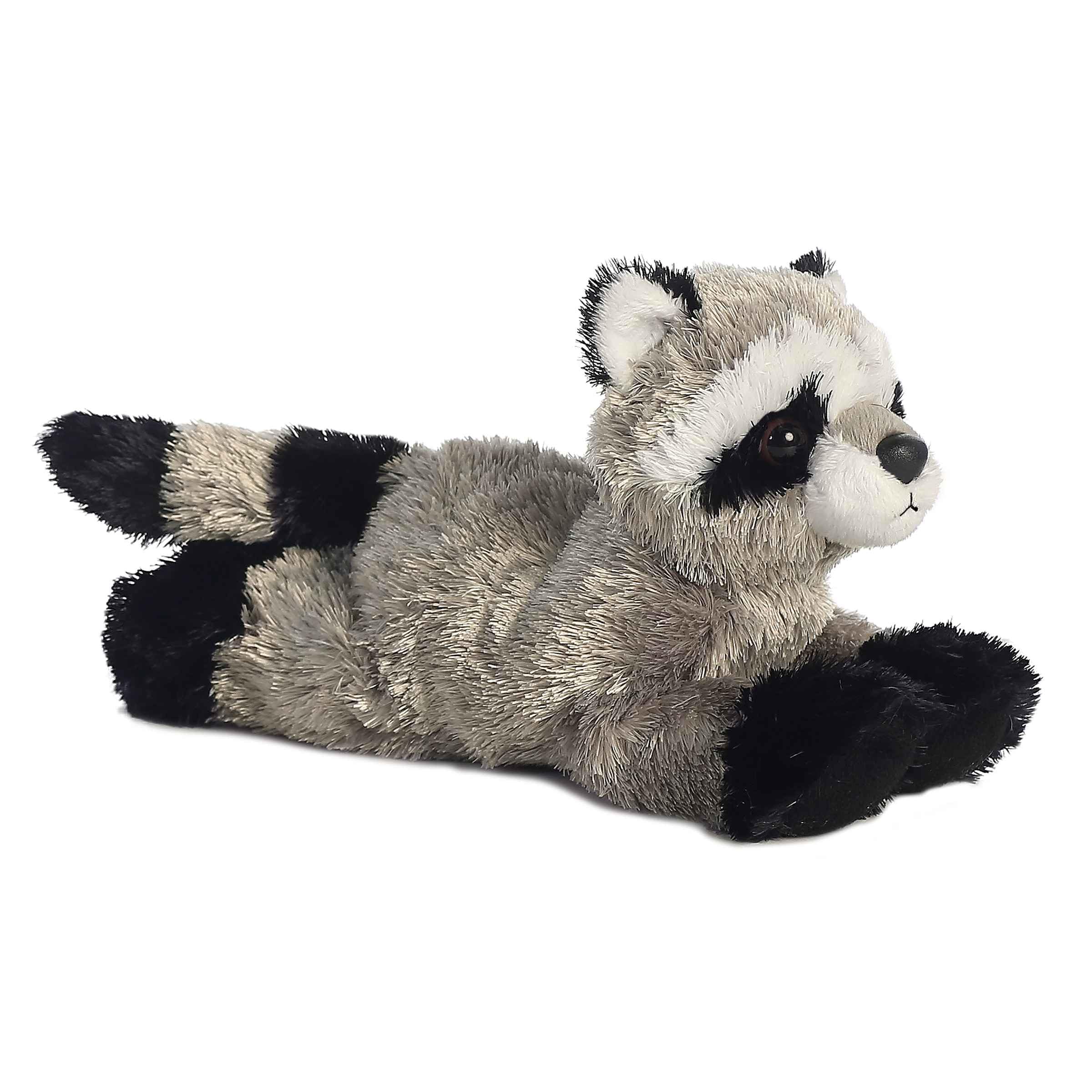 Photo 1 of Aurora® Adorable Mini Flopsie™ Rascal™ Stuffed Animal - Playful Ease - Timeless Companions - Gray 8 Inches