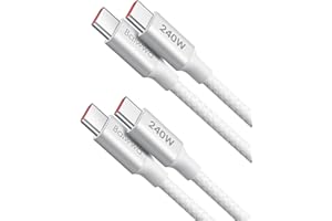 240W USB C to USB C Cable 3.3FT 2Pack for Apple iPhone 17 Charger Cord, USBC/Type-C Fast Charging Cable Brdided for iPhone 17