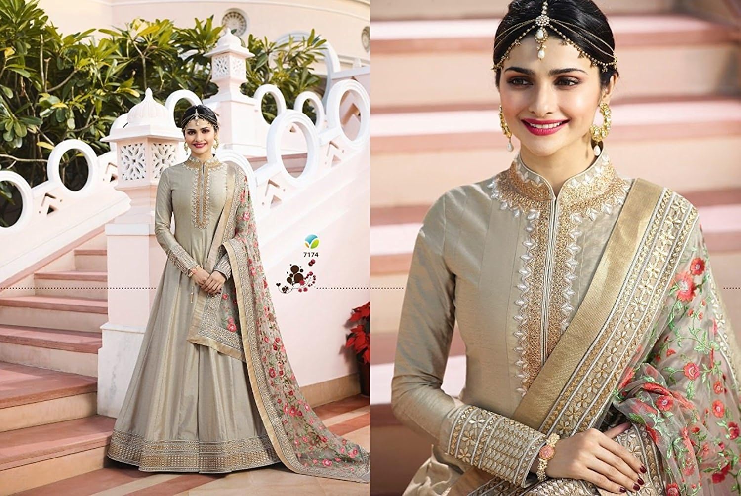 aria fabrics women's silk dress material (vny-7174-a_grey_free size)