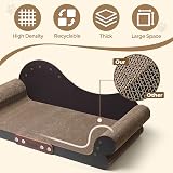 ComSaf Cat Scratcher Cardboard 67 cm Lounge Bed 2 in 1 Large Scratch Board view 4