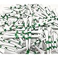 NorthPointe Four Leaf Clover/Shamrock 3 ¼” Plastic Golf Tees - 100 Tees in Bulk