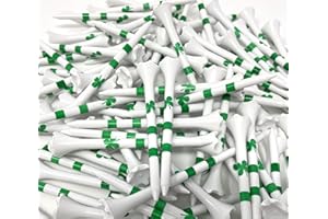 NorthPointe Four Leaf Clover/Shamrock 3 ¼” Plastic Golf Tees - 100 Tees in Bulk