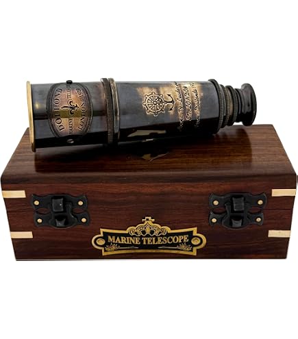 Amazon.com : Sailor's Art Antique Brass Telescope 16 Inch Size 20X