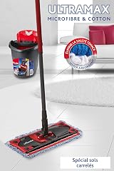 Vileda UltraMax Mop and Bucket Complete Set Microfibre Pad view 2