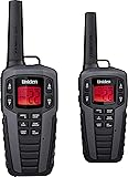Uniden SX507-2CKHS Up to 50 Mile Range FRS Two-Way Radio Walkie Talkies W/Dual Charging Cradle, Waterproof, Floats, 22 Channels, 142 Privacy Codes, NOAA Weather Scan + Alert, Includes 2 Headsets