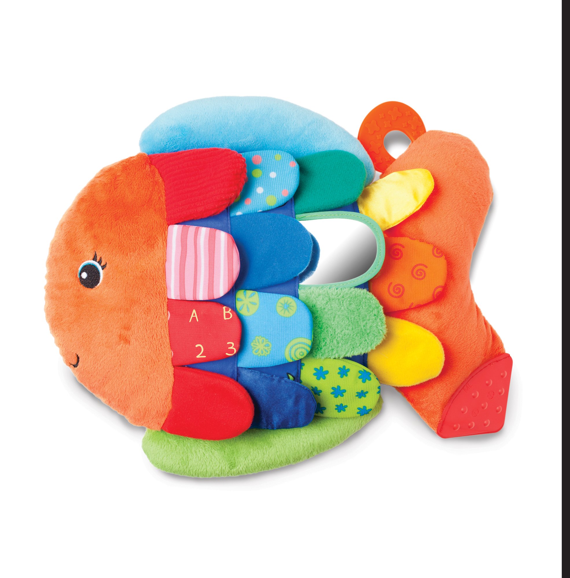 Melissa Doug Flip Fish Baby Toy Soft Kids Toddler Play Learning Multi