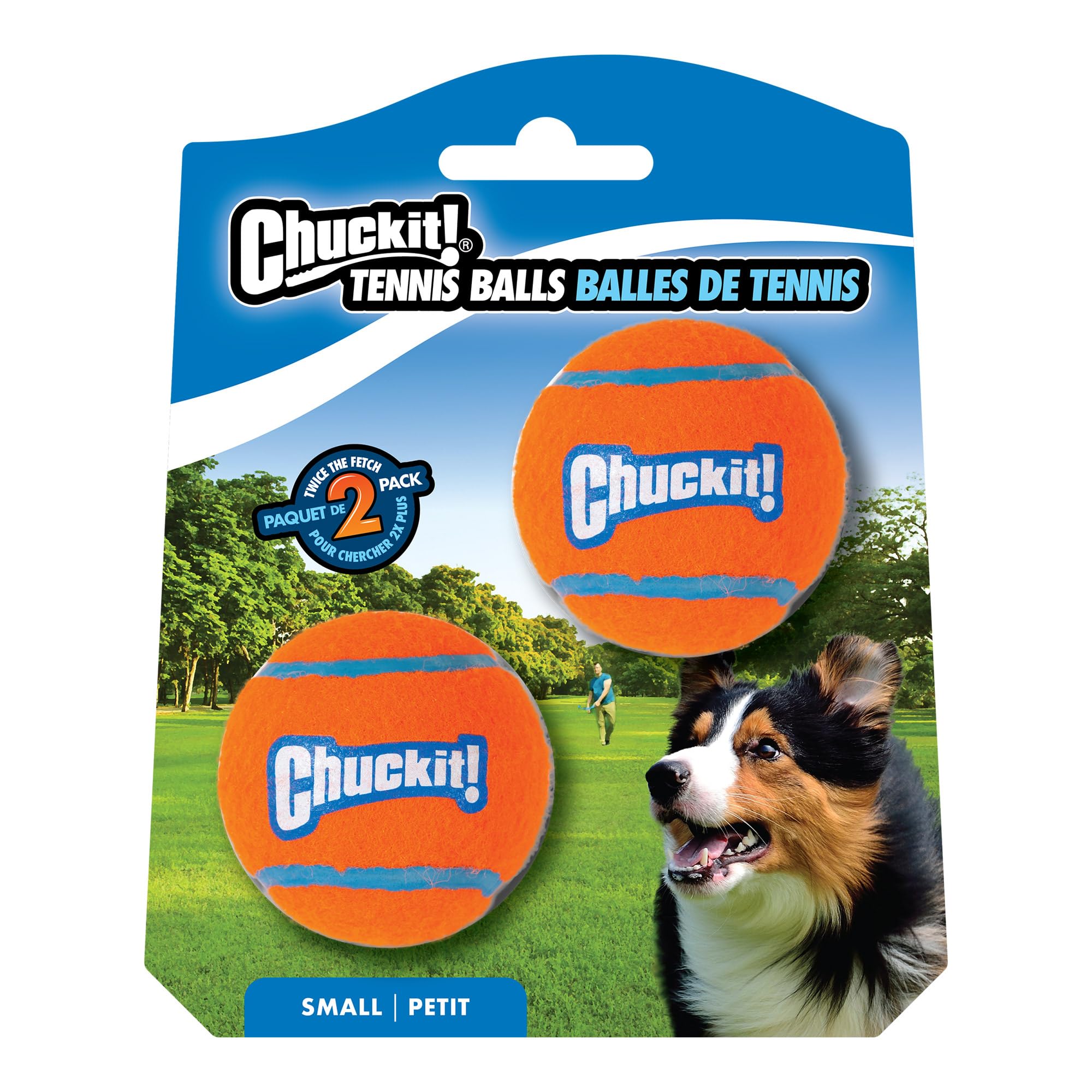 Chuckit! Tennis Ball, Small, 4.8 cm, Pack of 2