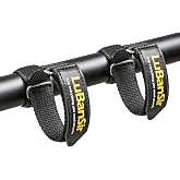 LuBanSir 4 Pack Shovel Holder for Roof Rack, 12" Adjustable Mounting Strap | Adjustable Hook and Loop Straps for Mounting Tools and Equipment