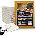 MāKRS® Stain Pad: Cut-to-Size Wood Stain applicator pad for Woodworking. Microfiber Cloth Over Foam core. (10 Pads = 60-80 applicators) Streak, Snag, & Lint Free Use with Wipe on Poly, Gel Stain