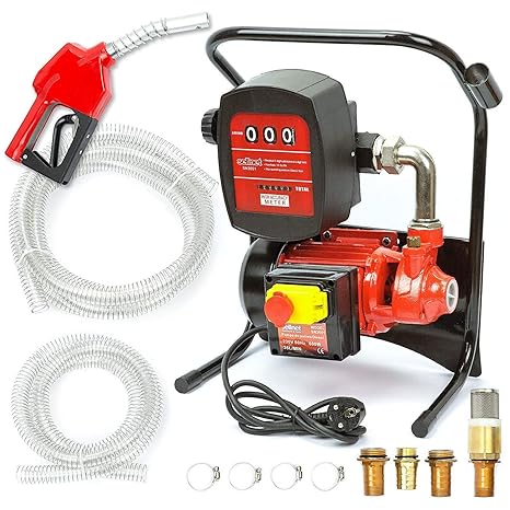 Dieselpumpe 600W 2400L/h mit autom.Zapfpistole Fasspumpe Heizölpumpe SN3551