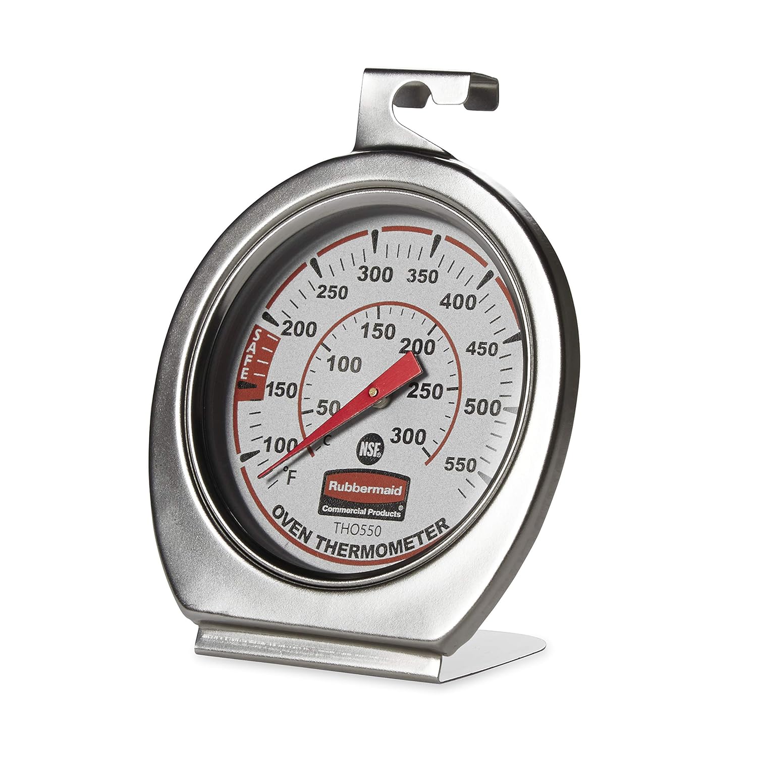 Rubbermaid Commercial Products Stainless Steel Instant Read Oven/Grill/Smoker Monitoring Thermometer: Industrial & Scientific