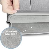 ProElife 13-Inch Laptop Sleeve Case for MacBook Air 13.6 inch Grey view 5