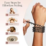 Kitsch Spiral Hair Ties Brunette 8pc No Damage Creaseless Coil Ponytail Holders view 7