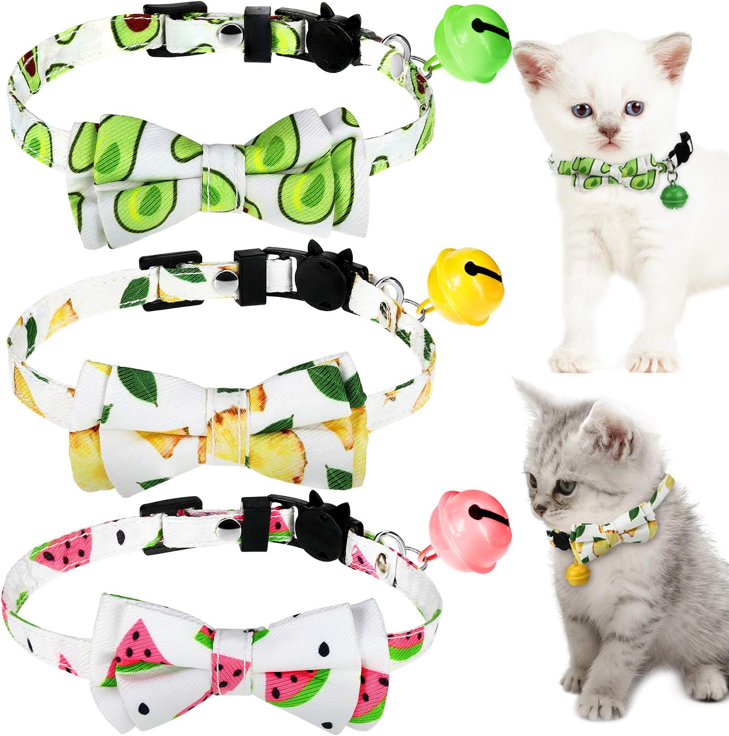 watermelon cat collar