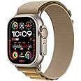 Apple Watch Ultra 2 [GPS + Cellular 49mm] Smartwatch, Sport Watch with Natural Titanium Case with Tan Alpine Loop - M. Fitness Tracker, Precision GPS, Action Button, Carbon Neutral