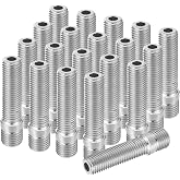 ACROPIX M14x1.5 to M12x1.5 58mm Wheel Stud Fit for Audi - Pack of 20 Silver Tone