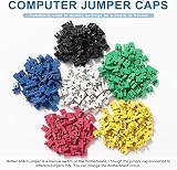 VooGenzek 600PCS 2.54mm Jumper Caps 6 Colors Circuit Board Shunts Connectors view 4