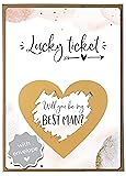 Joli Coon Will you be my best man scratch card with