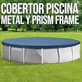 Intex 28030 Framepool Cover 305 cm Round Pool Cover 10' 25 cm Overhang view 2
