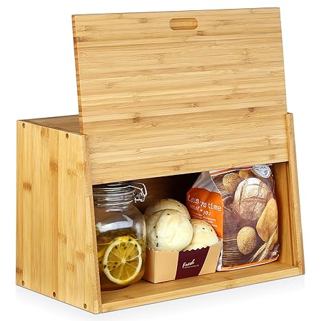 Storage Organization Indressme Bamboo 2 Layer Large Capacity