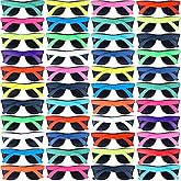 KOMENDANT Bulk Sunglasses 48 Pack 16 Colors Neon Sunglasses with UV Protection for Party Favors,Party Toys, Great Gift，Goody Bag Favors，Beach Pool Birthday Party Supplies for Adults and Kids