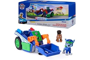 Paw Patrol Search & Rescue Rocky Recycler Toy Vehicle with 2 Figures