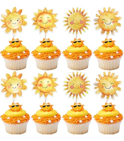 Personalized Sun Cake Topper | Acrylic Cake Topper | First Birthday - View #3
