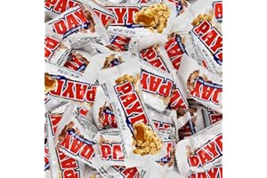 KATIE’S KANDY KORNER Peanut Caramel Candy Bars Snack Size 2Lb Bulk for Home Snacking, Movie, or Office Break Hours - Delicious Individually Wrapped Peanut Caramel Candy Bars - Fun Size for Kids and Adults