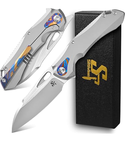 Amazon.com : Sitivien ST991 Folding Knife, M390 Pearlescent