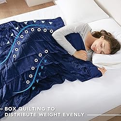 Comfort Spaces Reversible Weighted Blanket Velvet