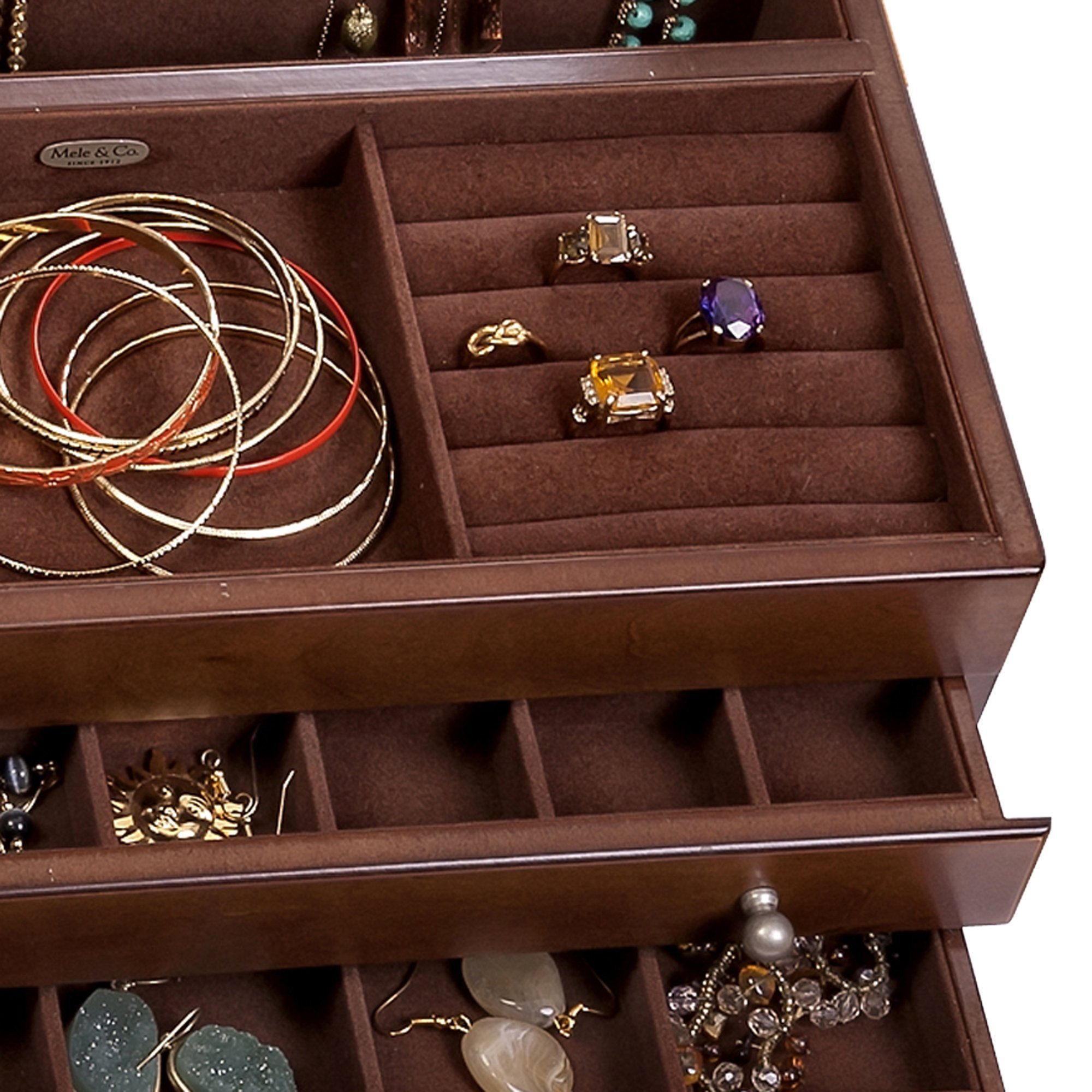 Mele & Co Brigitte Wooden Jewelry Box
