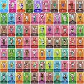 76PCS NFC Mini Villager Cards with Storage Box (Includes New 4PCS Surprise Cards)