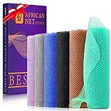 UJFQBH 6 Pieces African Bath Sponge African Net