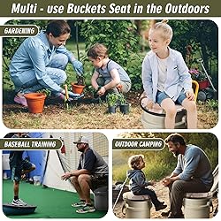 Ironraw 5 Gallon Bucket Seat for Yeti Only, 360