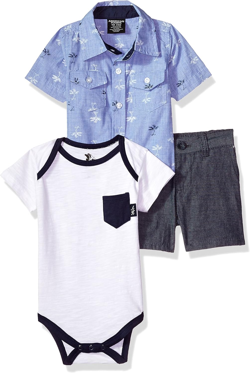 baby boy palm tree shirt