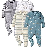 Gerber baby-boys 4 Pack Sleep 'N Play Footie