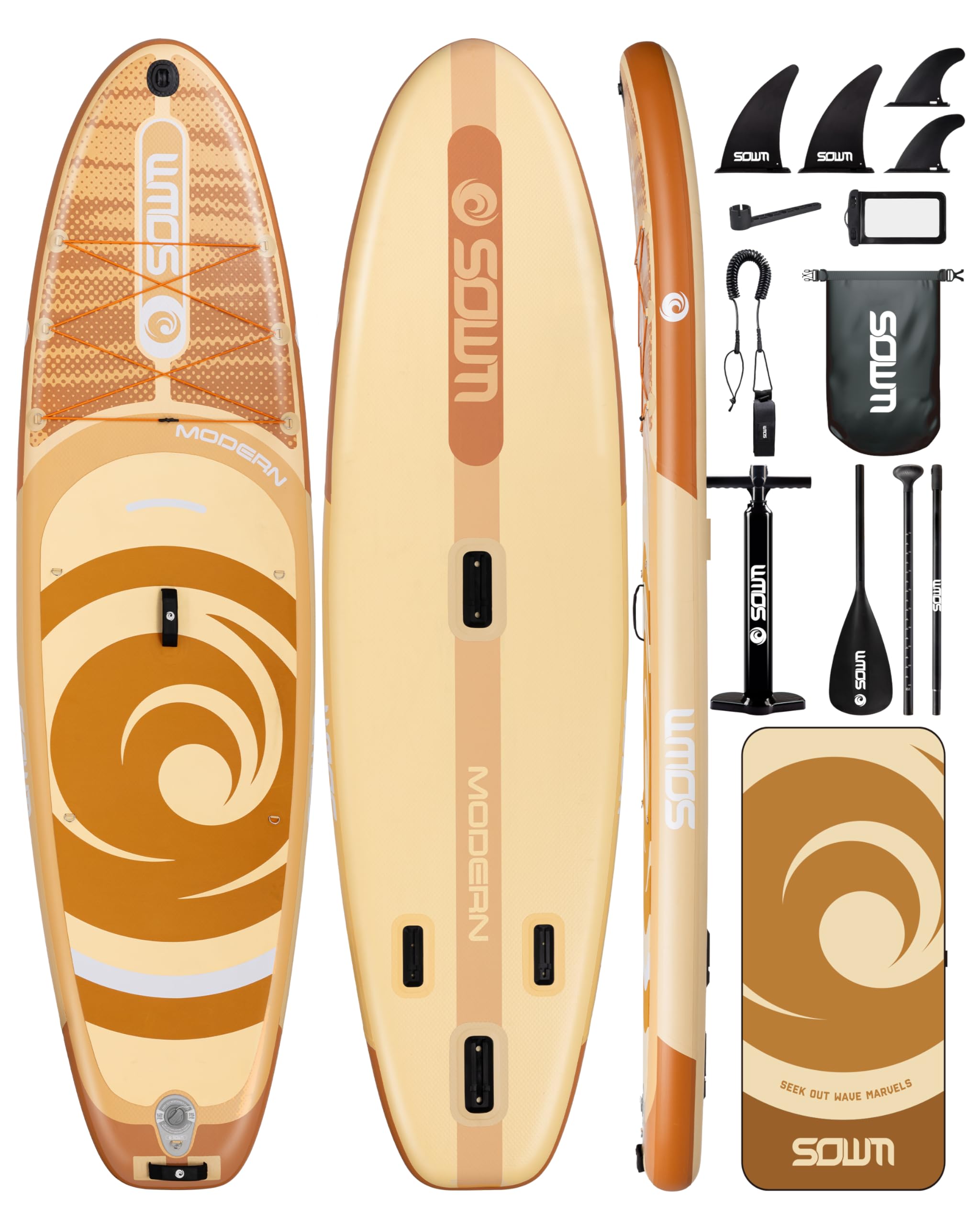 SOWM Inflatable Paddle Board with Sup