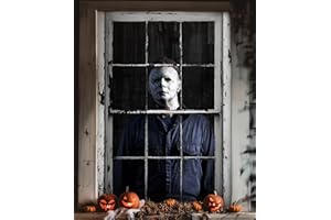 LCKELLONG Halloween Horror Curtain Window Cover Decorations Scary Window Door Cover