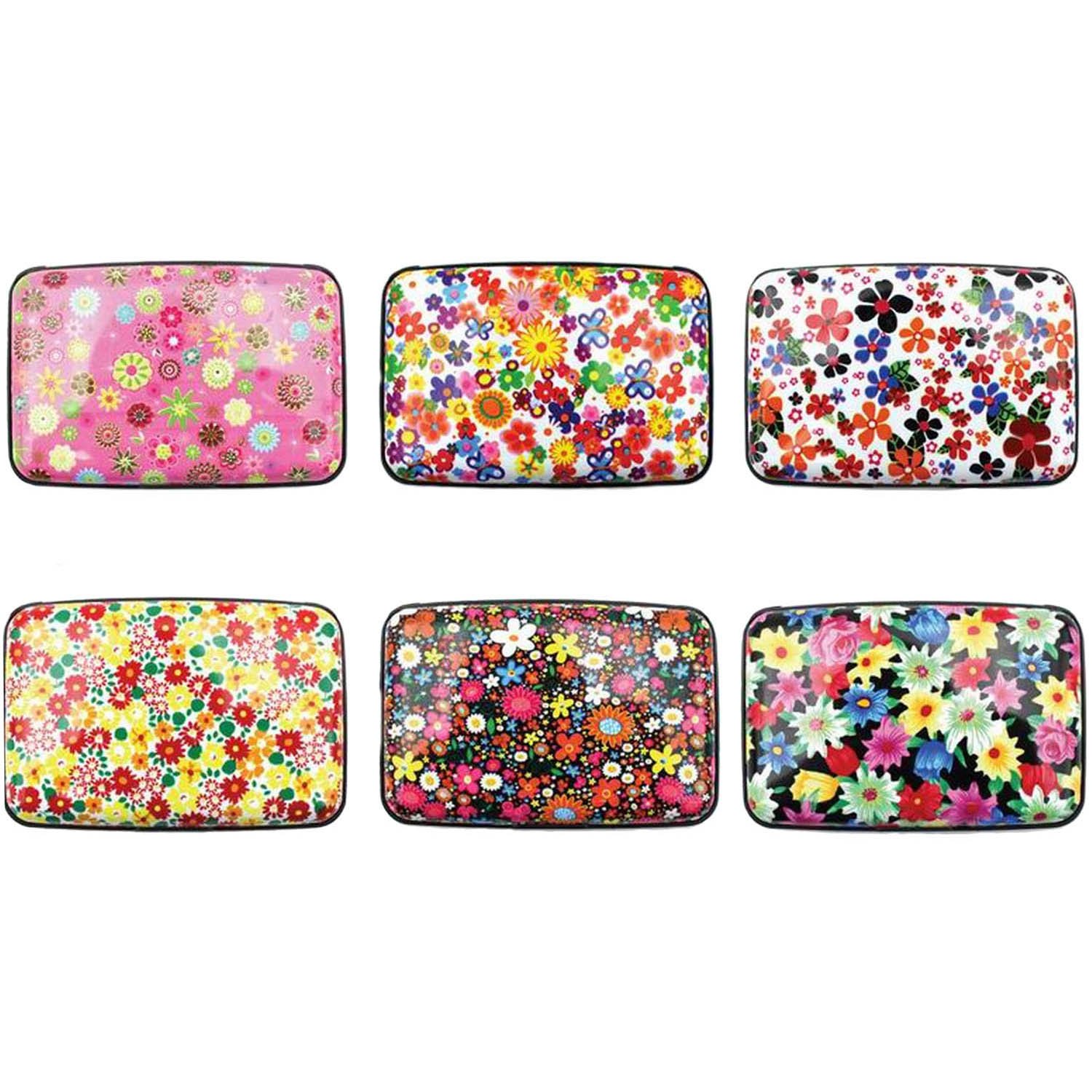 Credit Card Holder | Floral Design | 1 Piece | Multicoloured | 11 cm x 8 cm x 2 cm