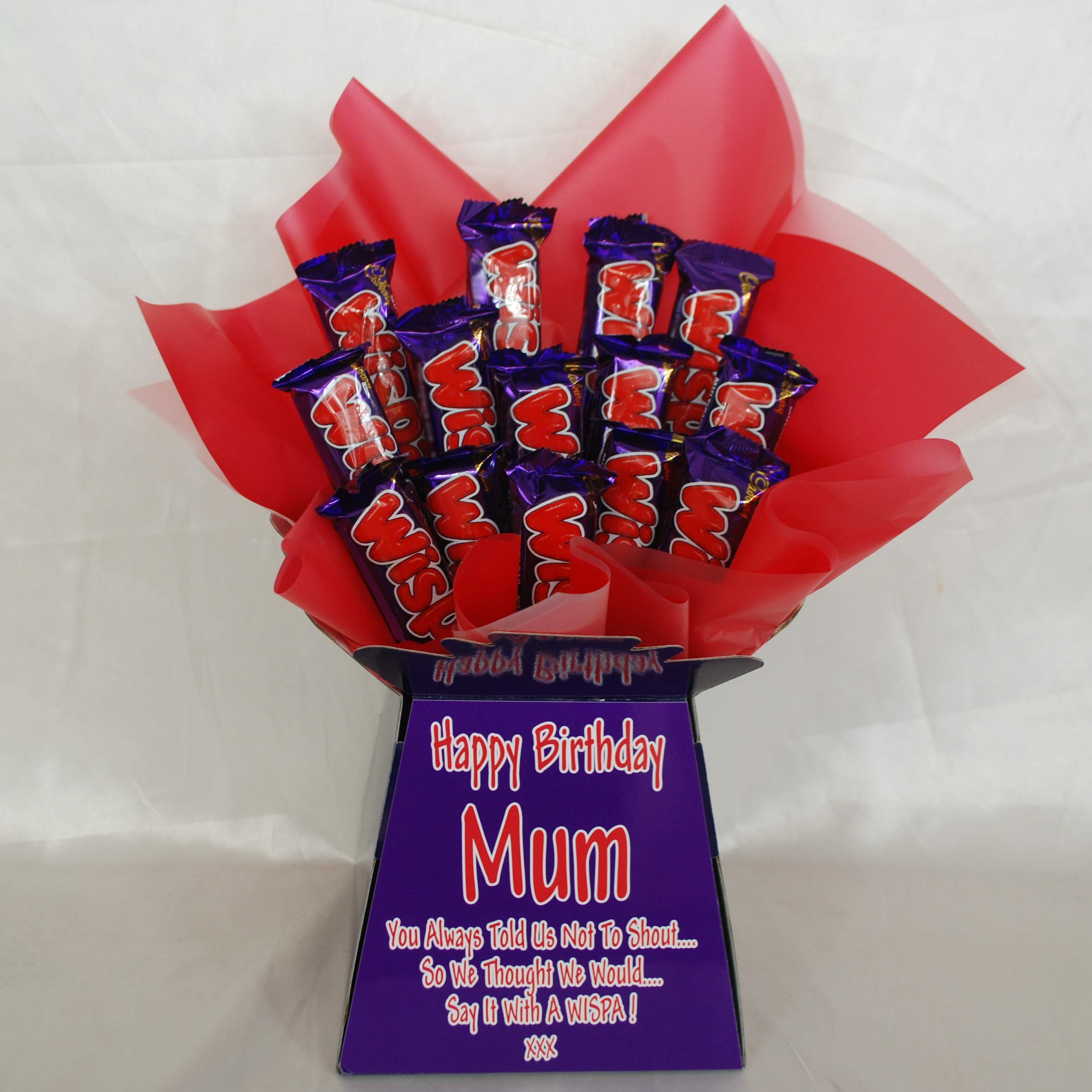 Personalised Chocolate Gift Hamper Bouquet Compatible With WISPA