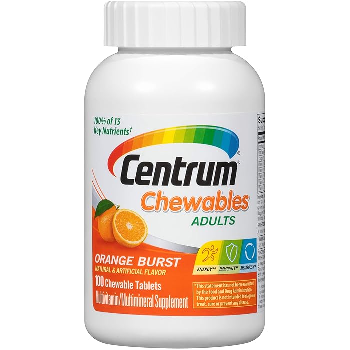 Buy Centrum Chewable Multivitamin for Adults, 100 Count Online at