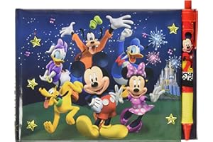 Disney 85231 Mickey and Friends Deluxe Autograph Book with Pen