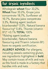 Organix Banana Bread Biscuits Toddler Snacks Gingerbread Men 135g Pack of 6 view 2