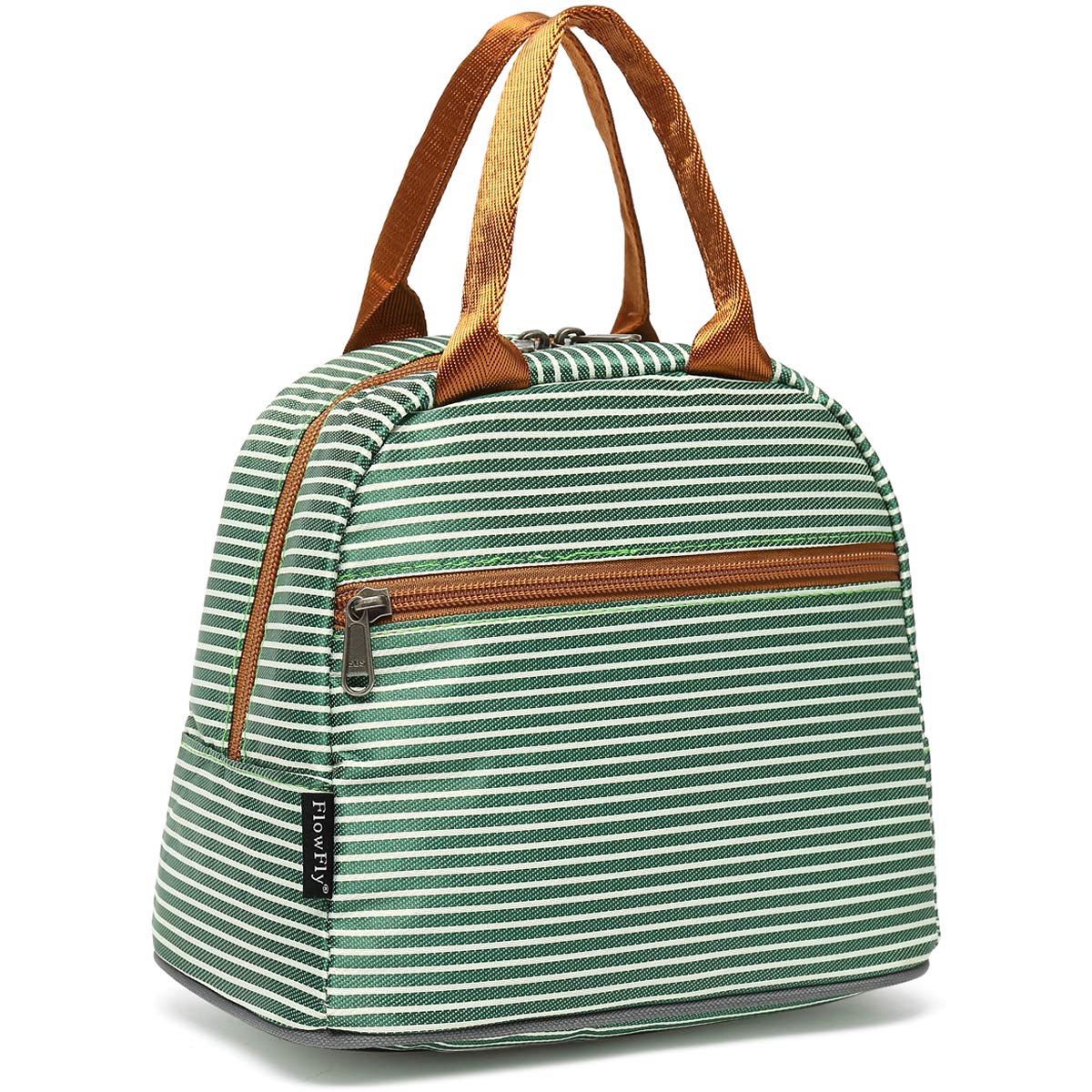 Photo 1 of FlowFly Insulated Lunch Cooler Bag - Tote Bag Organizer for Women/Men, Green