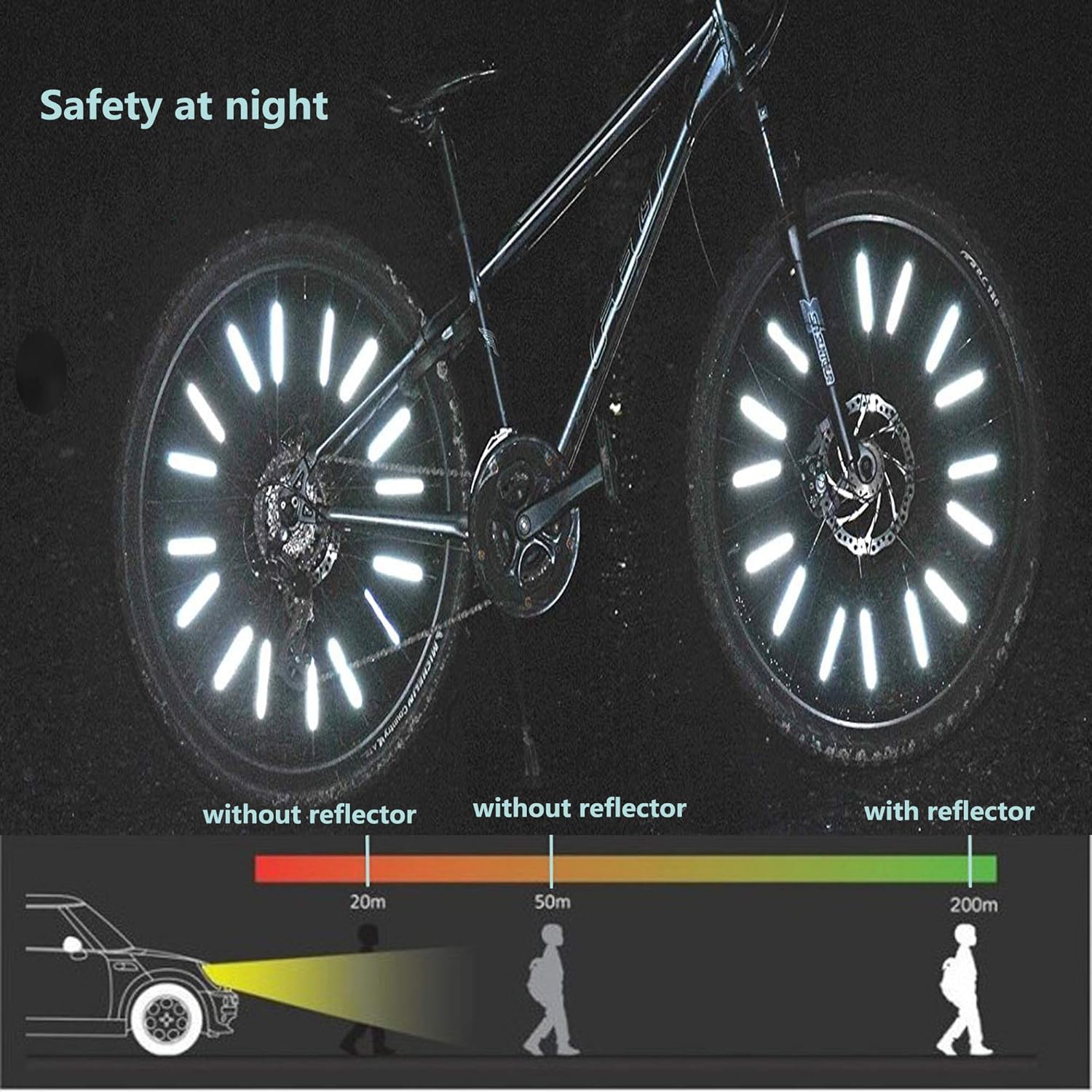 bike spoke reflectors