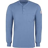 Bulwark Mens Men's Lightweight Fr Tagless Henley